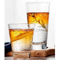 Clear Glass Cup With Gold Rim